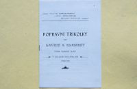 1899 Laurin & Klement – Transport tricycles
