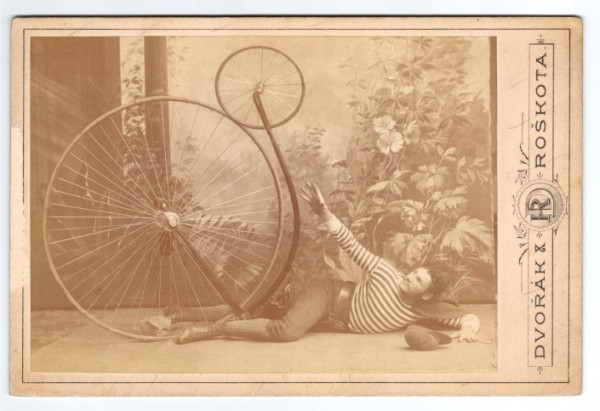 Original photographs with a beautiful Kohout bicycles