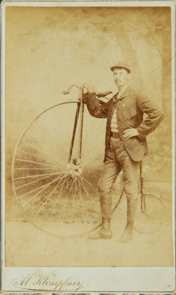 Original photographs with a beautiful Kohout bicycles