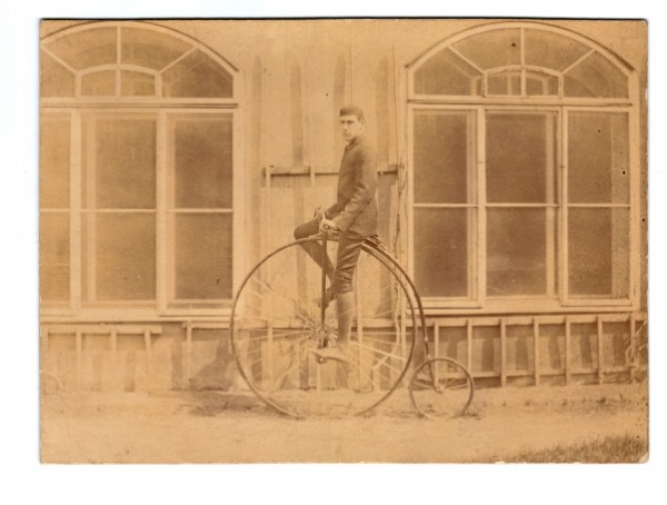 Original photographs with a beautiful Kohout bicycles