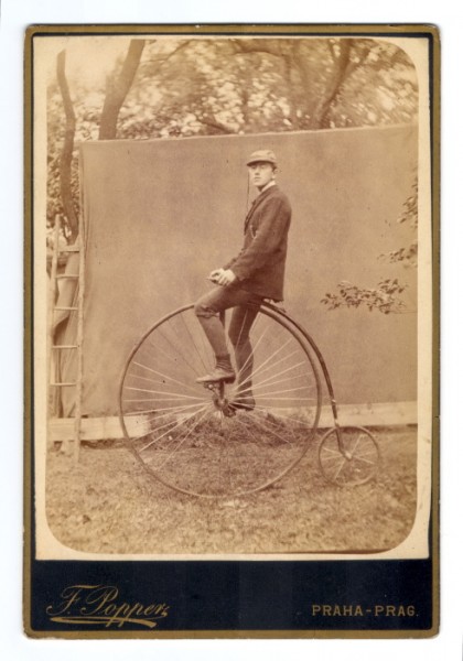 Original photographs with a beautiful Kohout bicycles