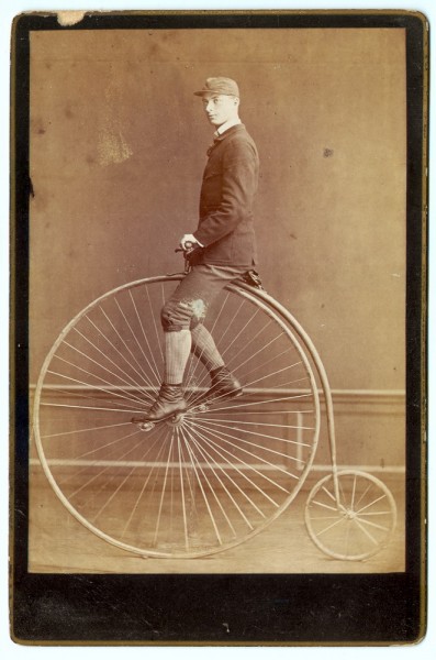 Original photographs with a beautiful Kohout bicycles