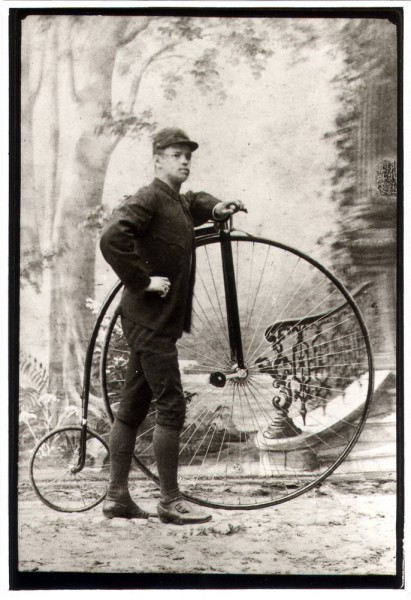 Original photographs with a beautiful Kohout bicycles