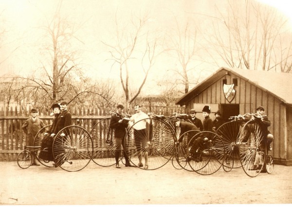 Original photographs with a beautiful Kohout bicycles