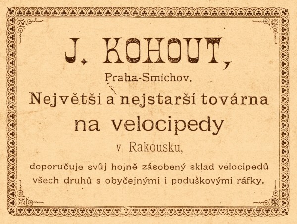 Jan Kohout and Registration of the brand