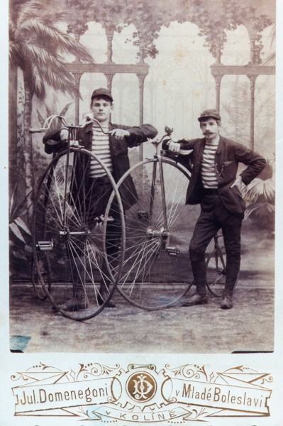 Original photographs with a beautiful Kohout bicycles