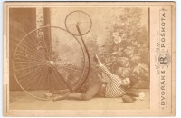 Original photographs with a beautiful Kohout bicycles