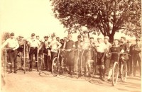 Original photographs with a beautiful Kohout bicycles