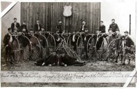 Original photographs with a beautiful Kohout bicycles
