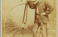 Original photographs with a beautiful Kohout bicycles