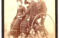 Original photographs with a beautiful Kohout bicycles