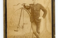 Original photographs with a beautiful Kohout bicycles