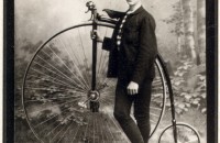 Original photographs with a beautiful Kohout bicycles