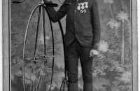 Original photographs with a beautiful Kohout bicycles