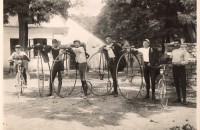 Original photographs with a beautiful Kohout bicycles