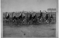 Original photographs with a beautiful Kohout bicycles