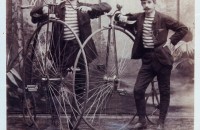 Original photographs with a beautiful Kohout bicycles