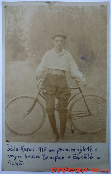 Compas, race bike, Kříž Co. - Pilsen, Czech Republic - c.1930