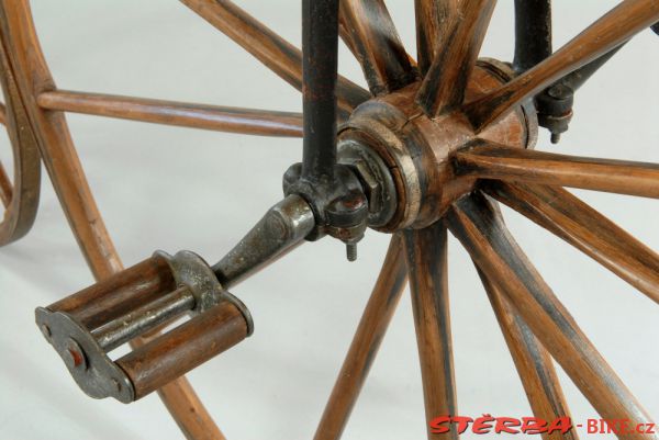 OTTO Wood Bicycle - USA, okolo 1885