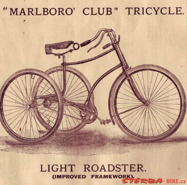 Marlborough Club tricykl, Coventry Machinists Co., Anglie – po roce 1890