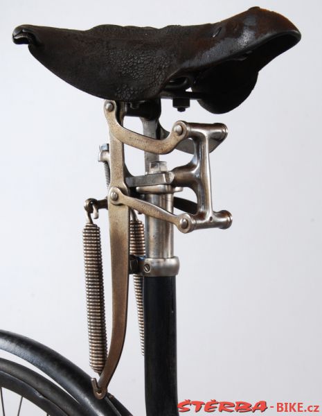 Quadrant suspension safety – Quadrant Tricycle Co., Birmingham, Anglie – 1889