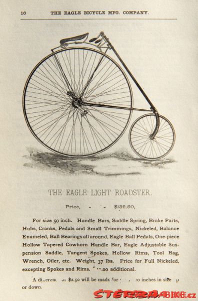 The EAGLE Bicycle Mfg.Co., Stamford, Conn., USA - 1889