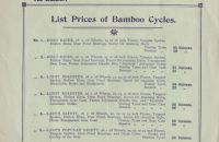 Bamboo Cycle Co., London,England - c.1897