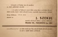 Szekuj - Praha c.1939