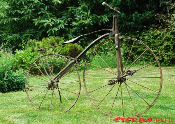 Steel velocipede c.1870