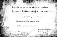 Příprava muzea Boskovštejn
