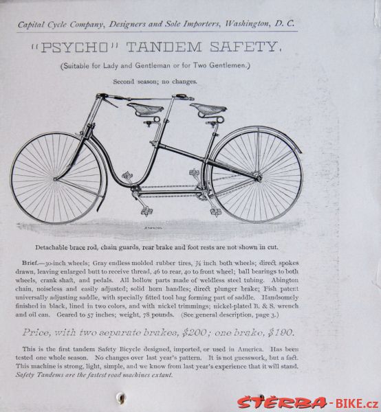 PYSCHO, Capital Cycle Co. 1889