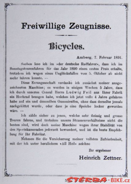 Goldschmidt Gebr. 1892