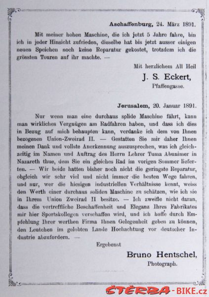 Goldschmidt Gebr. 1892
