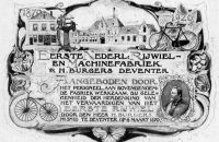 Burgers velocipéde, Deventer, Holland - c.1870/72