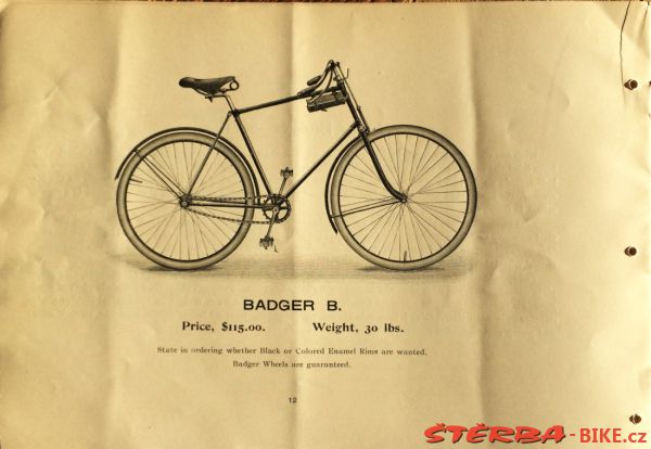 Badger Cycle Company 1894