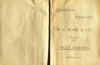 W.C. Boak 1891