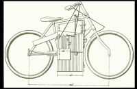 Columbia parní motocykl