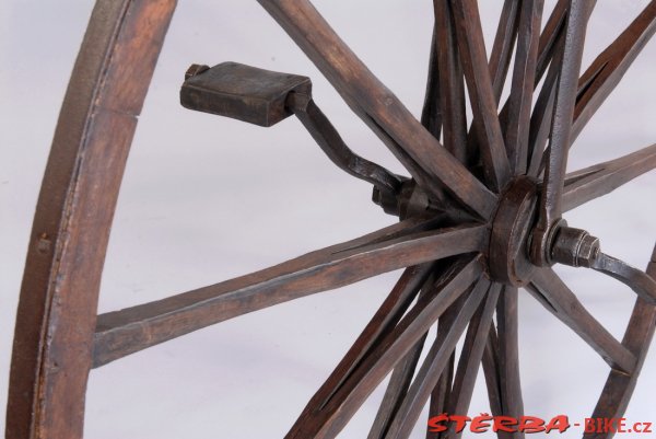 Wooden boneshaker, Manufacturer unknown, probably France