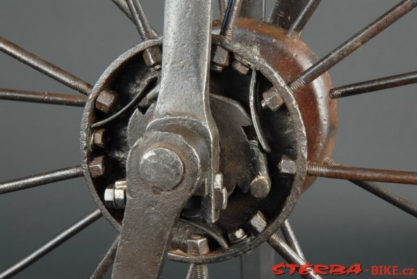 High wheel - freewheel, Manufacturer unknown, France – around 1871