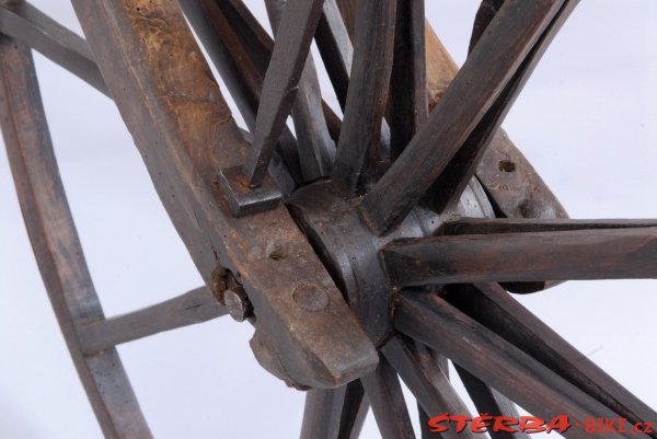 Wooden boneshaker, Manufacturer unknown, probably France