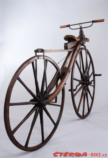 Wooden boneshaker, Manufacturer unknown, probably France