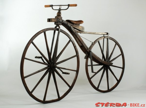 Wooden boneshaker, Manufacturer unknown, probably France