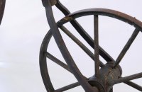 Dřevěné vysoké kolo, vyrobeno pravděpodobně v Bostnu, USA – po roce 1873