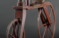 Hobby horse, copy manufactured according to an original made in Bohemia and currently stored in the Western Bohemia Museum in Plzeň