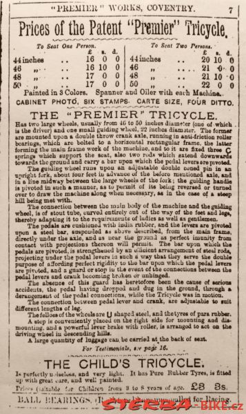 "Premier" Works - Coventry 1878