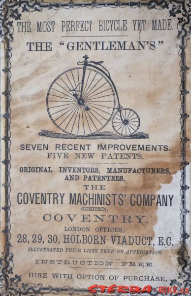 Coventry Machinists Co.  – 1876