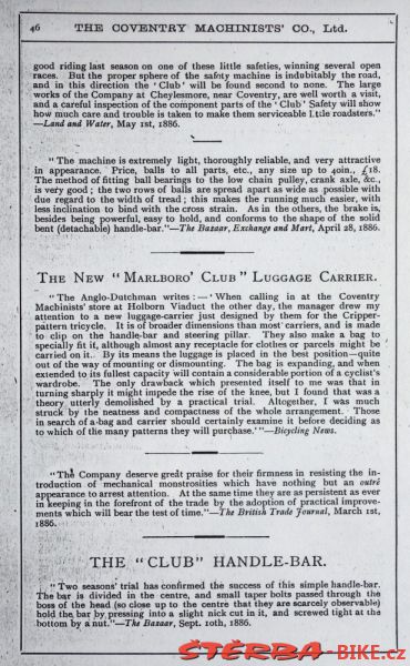 Coventry Machinists Co.  – 1887
