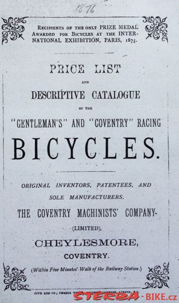 Coventry Machinists Co.  – 1875/76