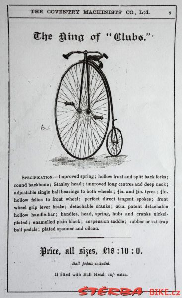 Coventry Machinists Co.  – 1887