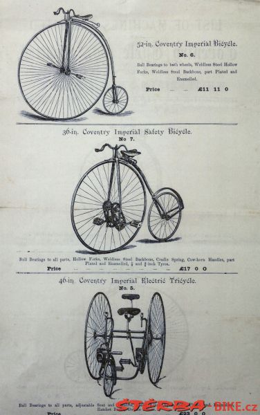 Coventry Machinists Co.  – 1884/85